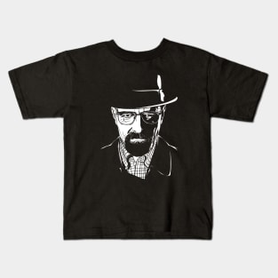 Heisenberg Scarred Kingpin's Portrait Kids T-Shirt